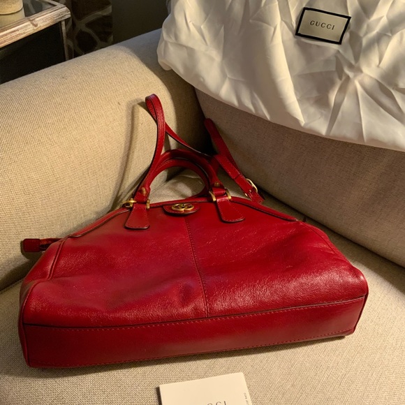 Gucci Re Belle Logo Medium Top Handle Crossbody - Picture 3 of 15